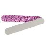 pink glitter nail file