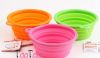 Sell silicone collapsible pet bowl