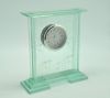 Sell promotion glass quartz table clock RD2905