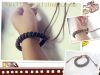 handmade weave knot wax string bracelet, Sell