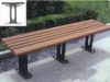 outdoor park wood plastic composite  bench chair