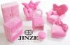 Sell Chirstmas Gift/Pink Jewelry Box/Pink Jewelry Case/Pink Jewelry Bo