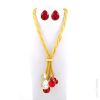 Teemtry Jewels: Wholesale high quality crystal drop costume necklace jewelry sets