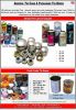 Tin cans, Tin Boxes, Tin Caddy, Tea Box