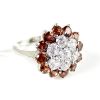 Sell gemstone garnet ring with zircon  fashion gemstone  jewellery