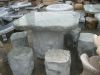 Sell stone table stone chair stone landscaping