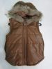 Sell Cotton and Fox fur Vest Coat / Waistcoat , Warm Windproof Vest