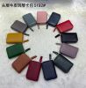 RFID Blocking Genuine Soft mutil-colors Leather Credit Card Holder Wal