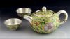 Sell handmade cloisonne tea set in 990 silver