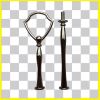 Sell 2-tier shield cake stand holders/cake stand fittings for party