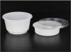 Sell pp plastic bowl/White bowl with clear lid/800ML/TKW1800