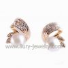 Sell Crystal Pearl Butterfly Earring Studs