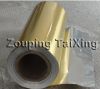 golden aluminium foil with pp film for food container