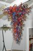 Fabulous Hand Blown Art Glass Ceiling Chandelier