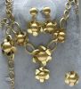 Gold plated jewelry set