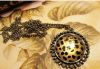 Hot sale ladies gold Fashion Retro Vintage Bronze Leopard Pendant