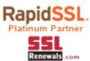 RapidSSL Wildcard SSL Certificate at just $89.50/year