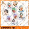 Disposable nonwoven cap