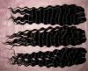 Sell French curly virgin indian hair extensions natural black