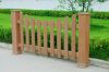 wood plastic fence