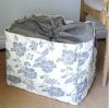 Sell Cream & Grey Floral Storage Bag