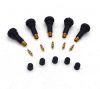 wheel accessory Snap In Tire Valve Stems Short Black Rubber Most Popular valve