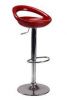 Bar Stool with Chrome-plated Base