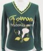 new fashion intarsia knitting woman cashmere sweater