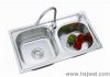 double bowl Deep Stainless Steel Sink