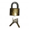 Arc Type Steelball Padlock with Gold Plated (HXL-017)