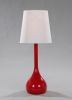 Sell red glass table lamp