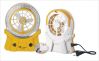 Sel JA-1980 rechargeablel led lamp with mini fan