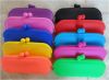 Sell fashion silicone glasses case/box, silicone coin purse, key pouch