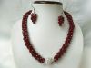 Sell Jewelry Set Gemstone beads necklace and earring