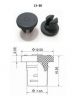 Sell 13mm butyl rubber stoppers, tubular vial, bottle cap