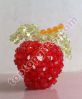 Sell 3d beaded apple acrylic fruit figurine birthday gift