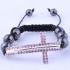 Sell Nialaya bead bracelet with cross center