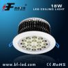 Hight power fin shaped led ceiling light 3w