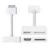 Sell 30 Pin to USB cable with3-Port USB 2.0 HUB for Apple