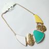 Sell new colorful painting necklace 172