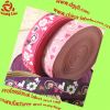 Sell Colorful flower and heart printed woven ribbons tapes