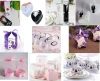 Romantic purple wedding candy boxes Party favors