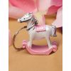 Pink Blue Rocking Horse Keychain wedding party favors