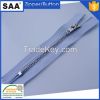 3# close end sliver teeth metal zipper