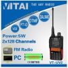 Sell VT-UV2 128Channels Dual Band hands free walkie talkie