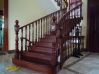 Cumaru wooden stair case