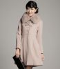 Sell Woman High Quality Detachable Fox Fur Collar Wool Coat 02104006