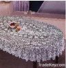 Polyester oval    tablecloth