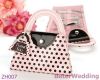 Pink Polka Dot Purse Manicure Set Wedding Gift