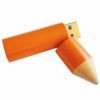 Sell USB Flash Memory Stick Shape like Pencil with Keychain 2GB 4GB 8GB